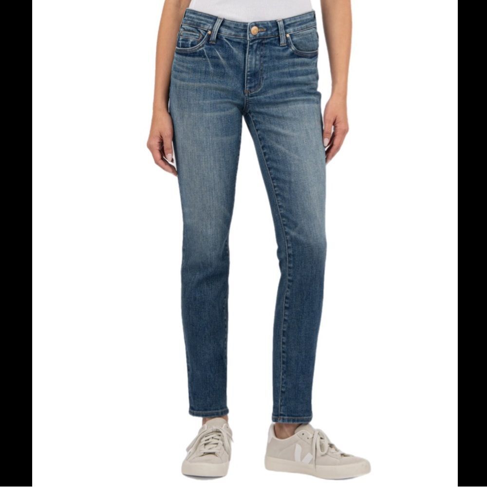 NWT Kut From the Kloth Catherine Boyfriend Size 12 Women’s Blue Jeans Denim